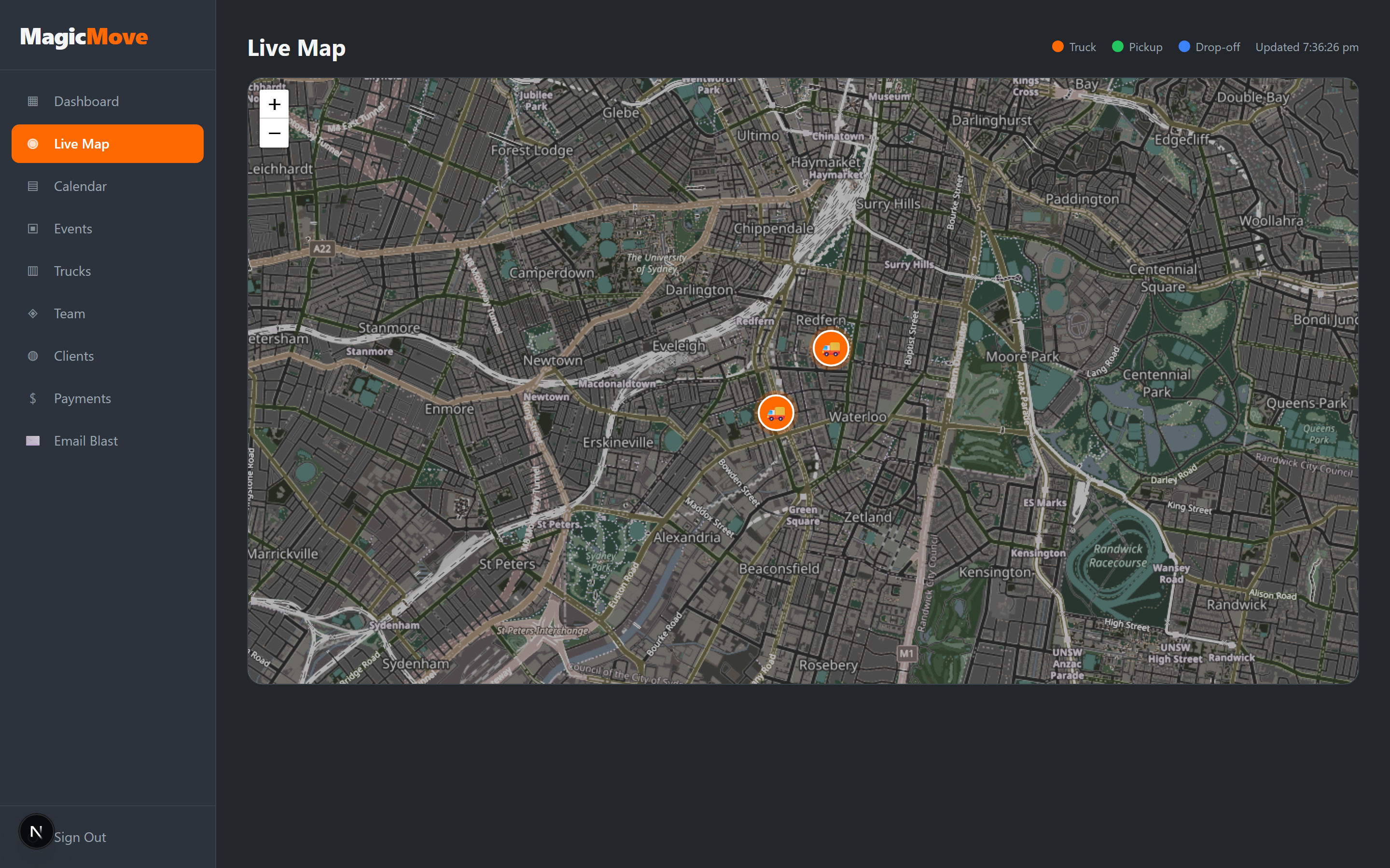 Live Map